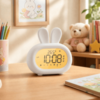 Veilleuse réveil enfant lapin rechargeable Les Petites Loupiotes