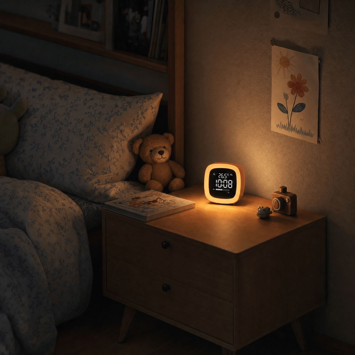Veilleuse réveil enfant rechargeable Les Petites Loupiotes