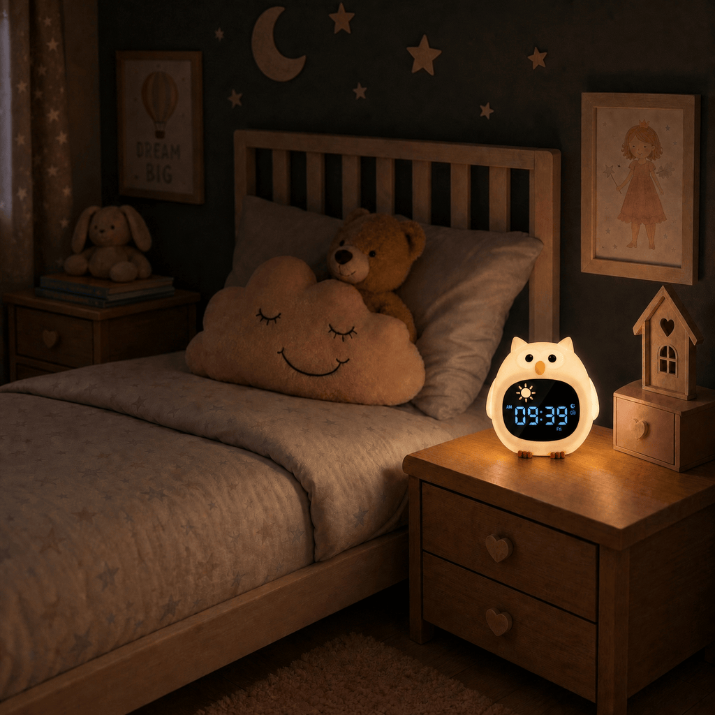 Veilleuse réveil hibou Les Petites Loupiotes