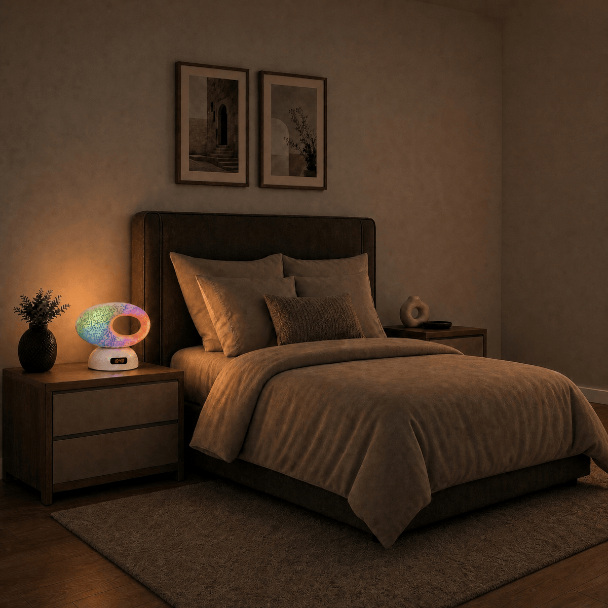 Veilleuse réveil islamique Azan rechargeable Les Petites Loupiotes