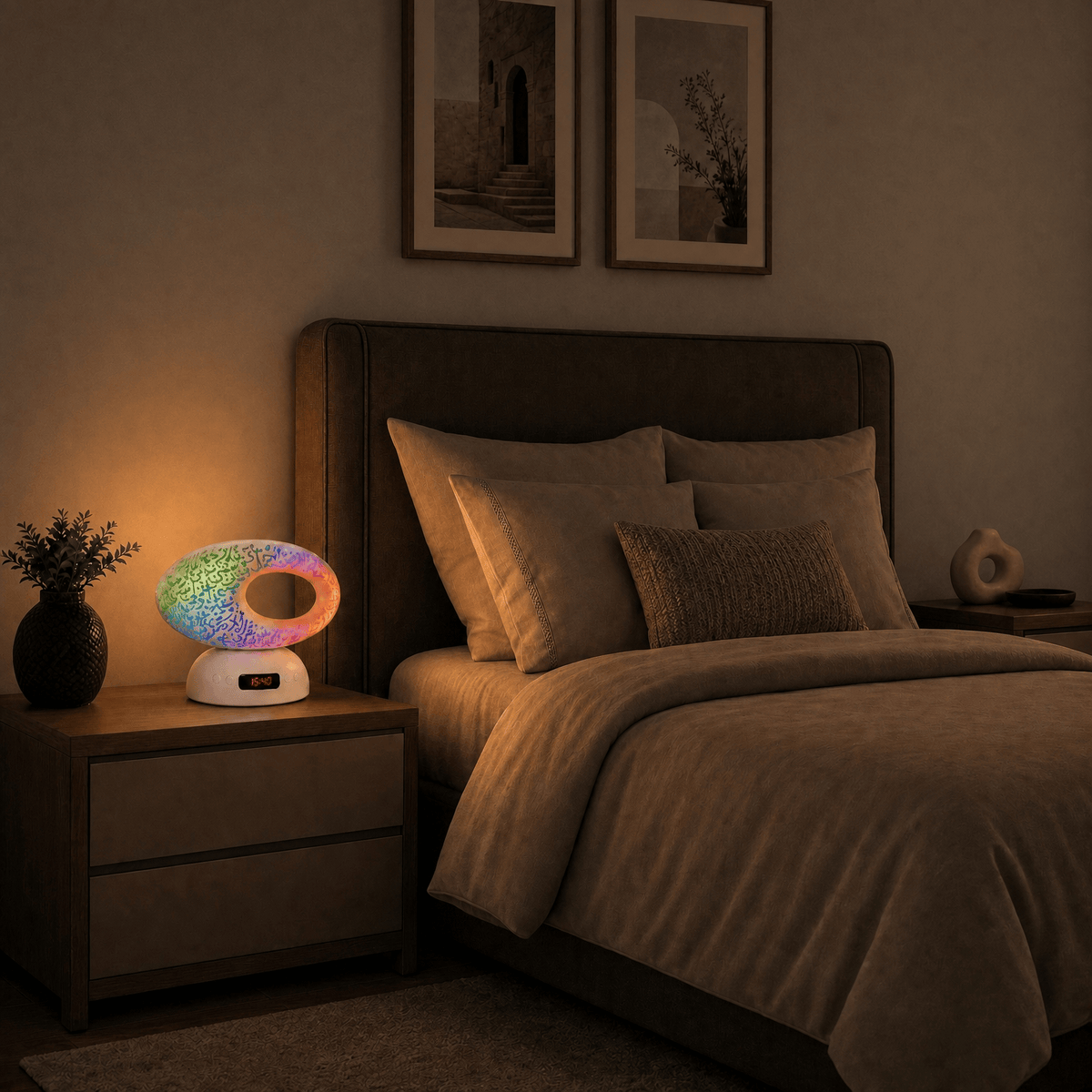 Veilleuse réveil islamique Azan rechargeable Les Petites Loupiotes