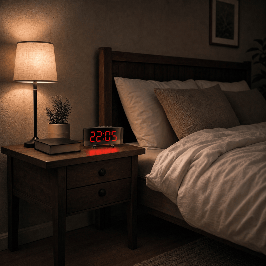 Veilleuse réveil miroir LED rechargeable Les Petites Loupiotes