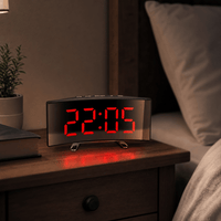 Veilleuse réveil miroir LED rechargeable Les Petites Loupiotes