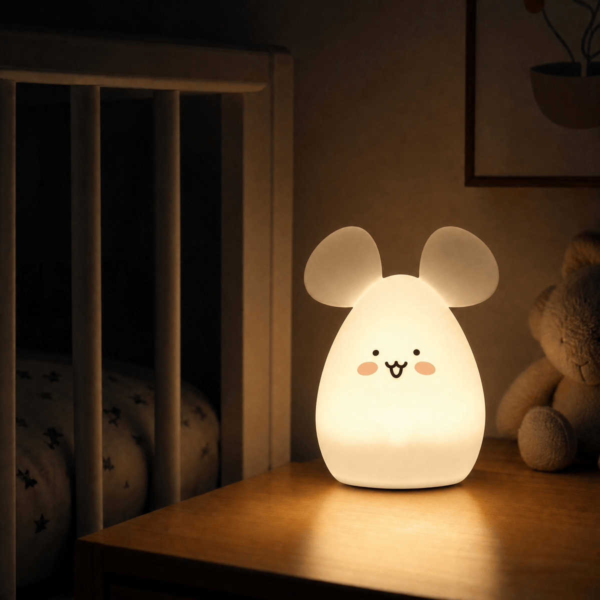 Veilleuse souris bébé LED Les Petites Loupiotes