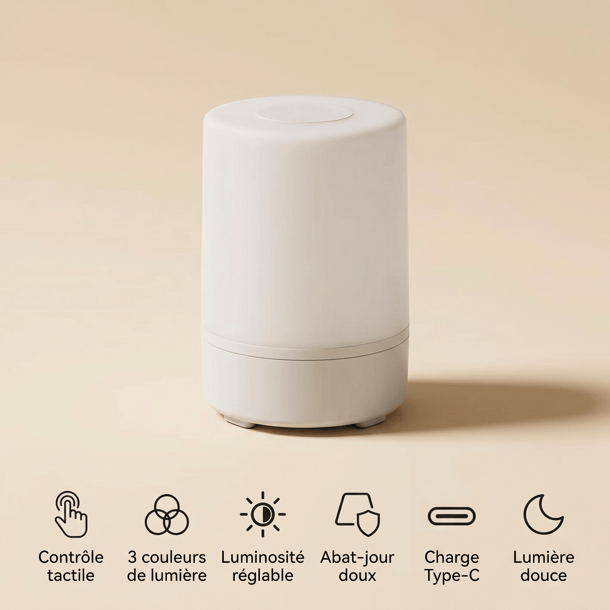 Veilleuse tactile rechargeable Les Petites Loupiotes