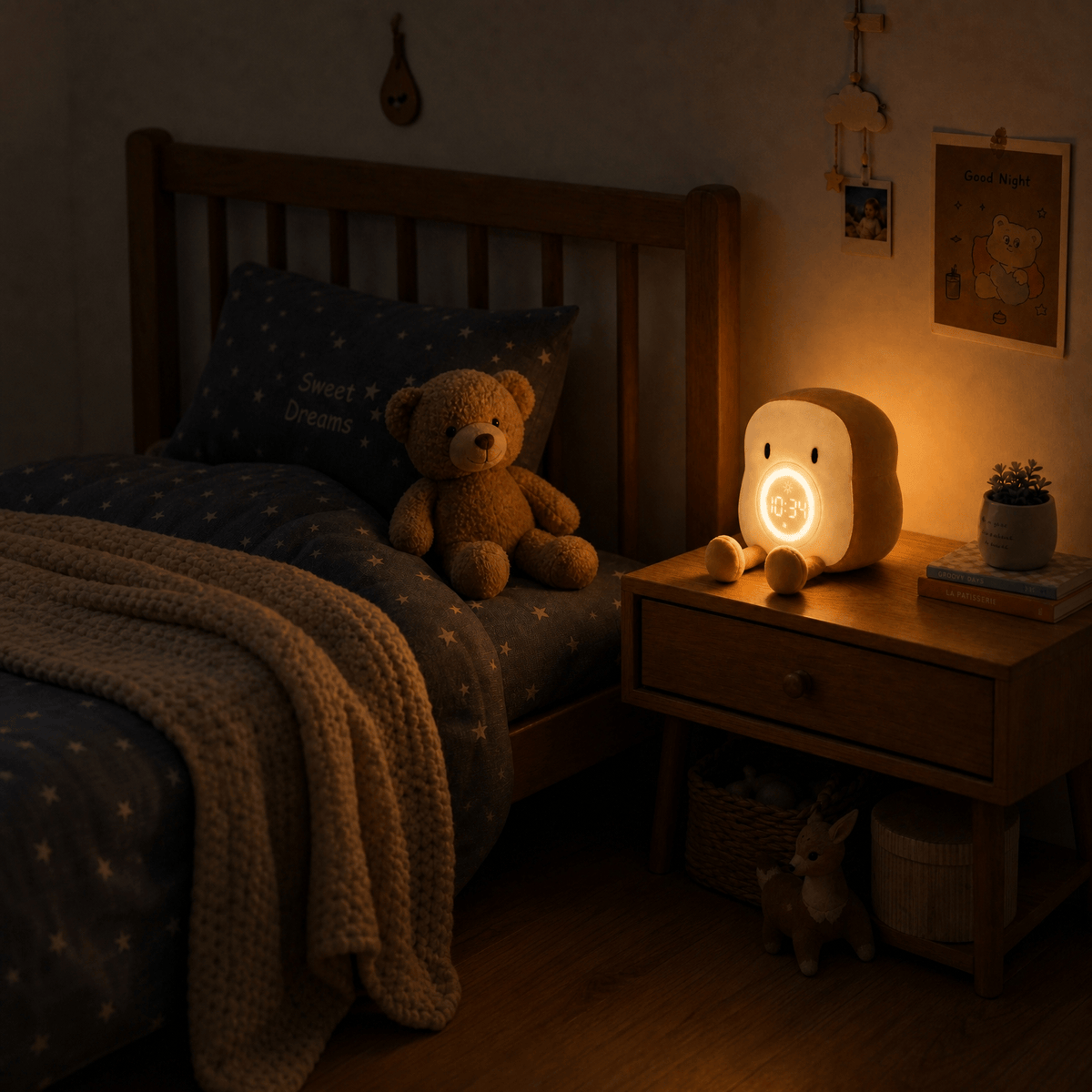 Veilleuse toast réveil Les Petites Loupiotes