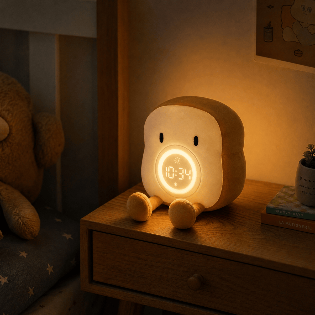Veilleuse toast réveil Les Petites Loupiotes